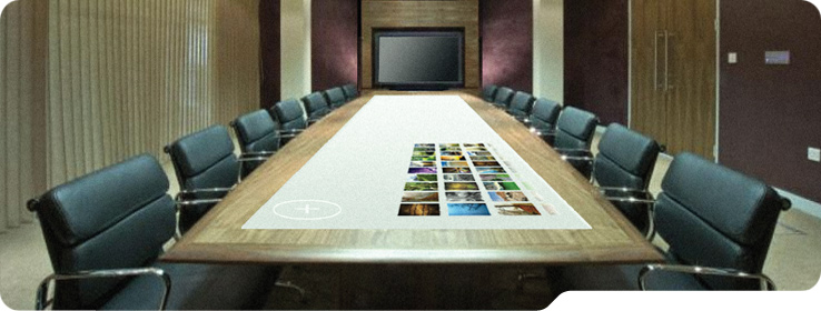 interactive video conference table